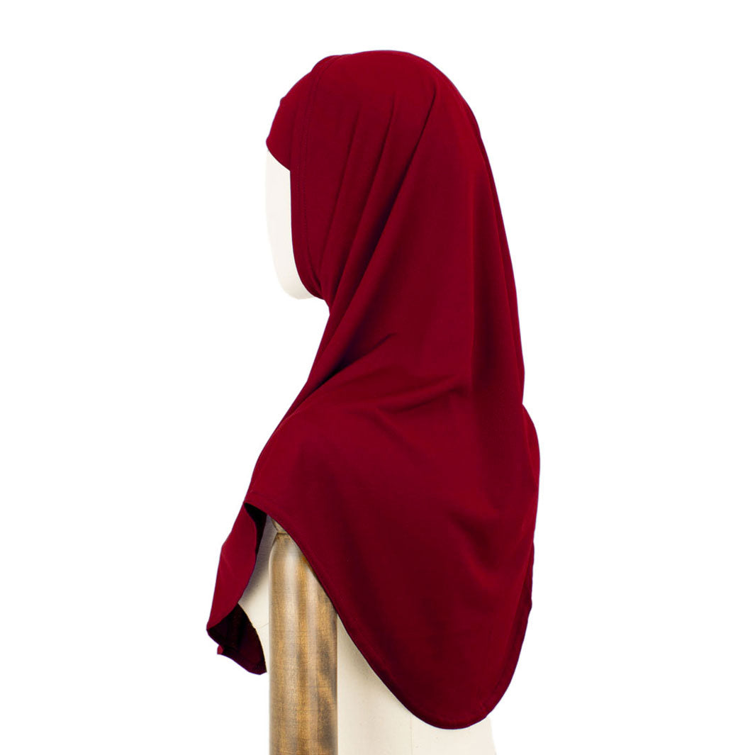 Hijab Set Combi Kamine Rot