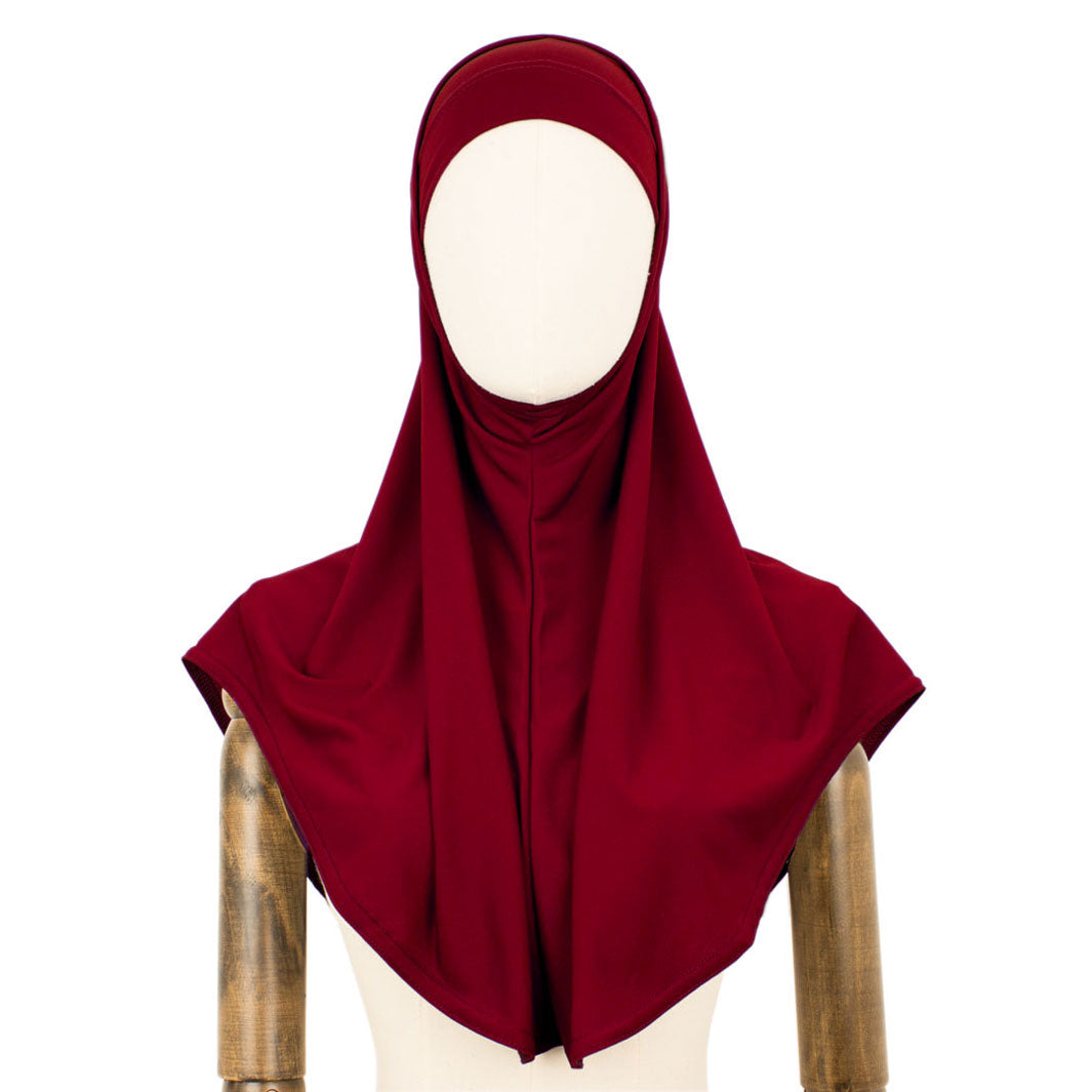 Hijab Set Combi Kamine Rot
