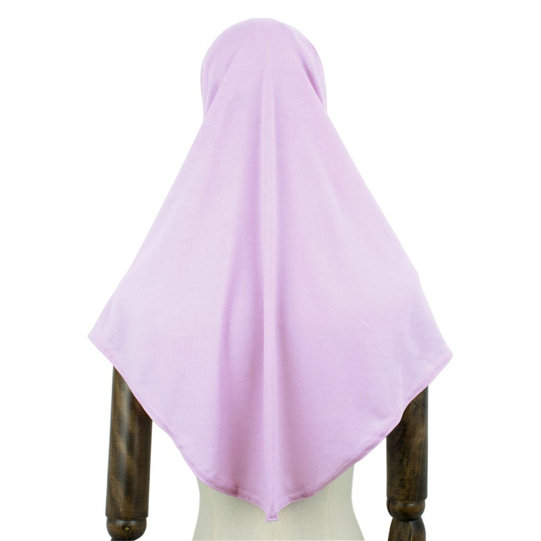 Zweiteiler Hijab Combi Samt Lila