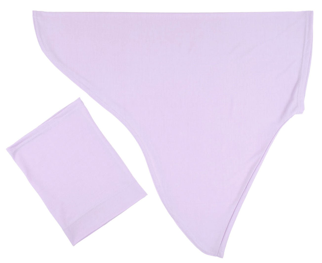 Zweiteiler Hijab Combi Samt Lila