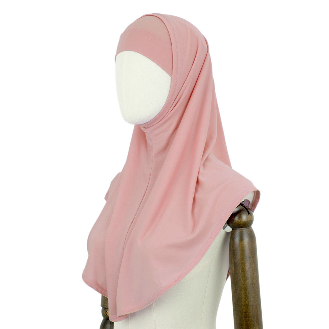 Hijab Set Combi Bleich Rosa