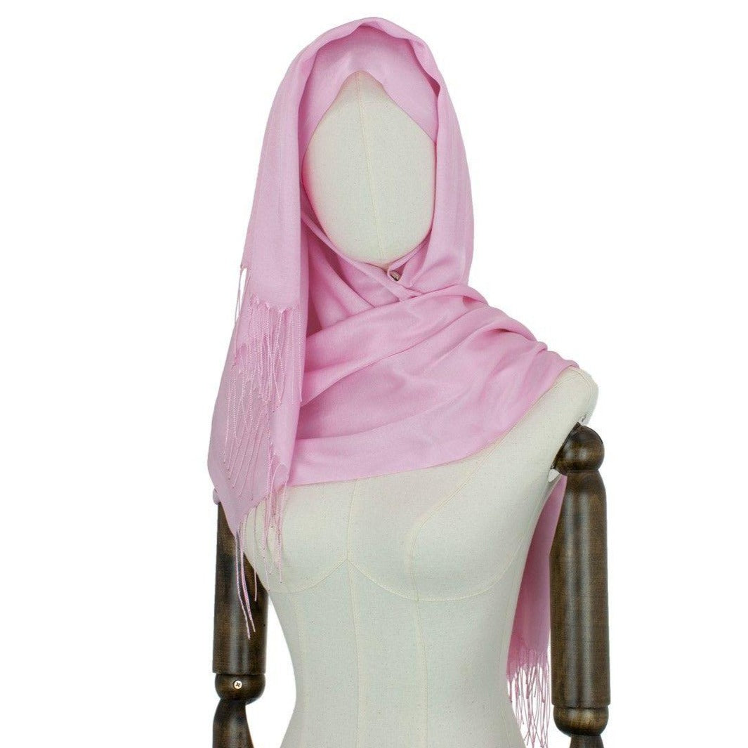 Hijab Kopftuch "Fringe" in French Lilac