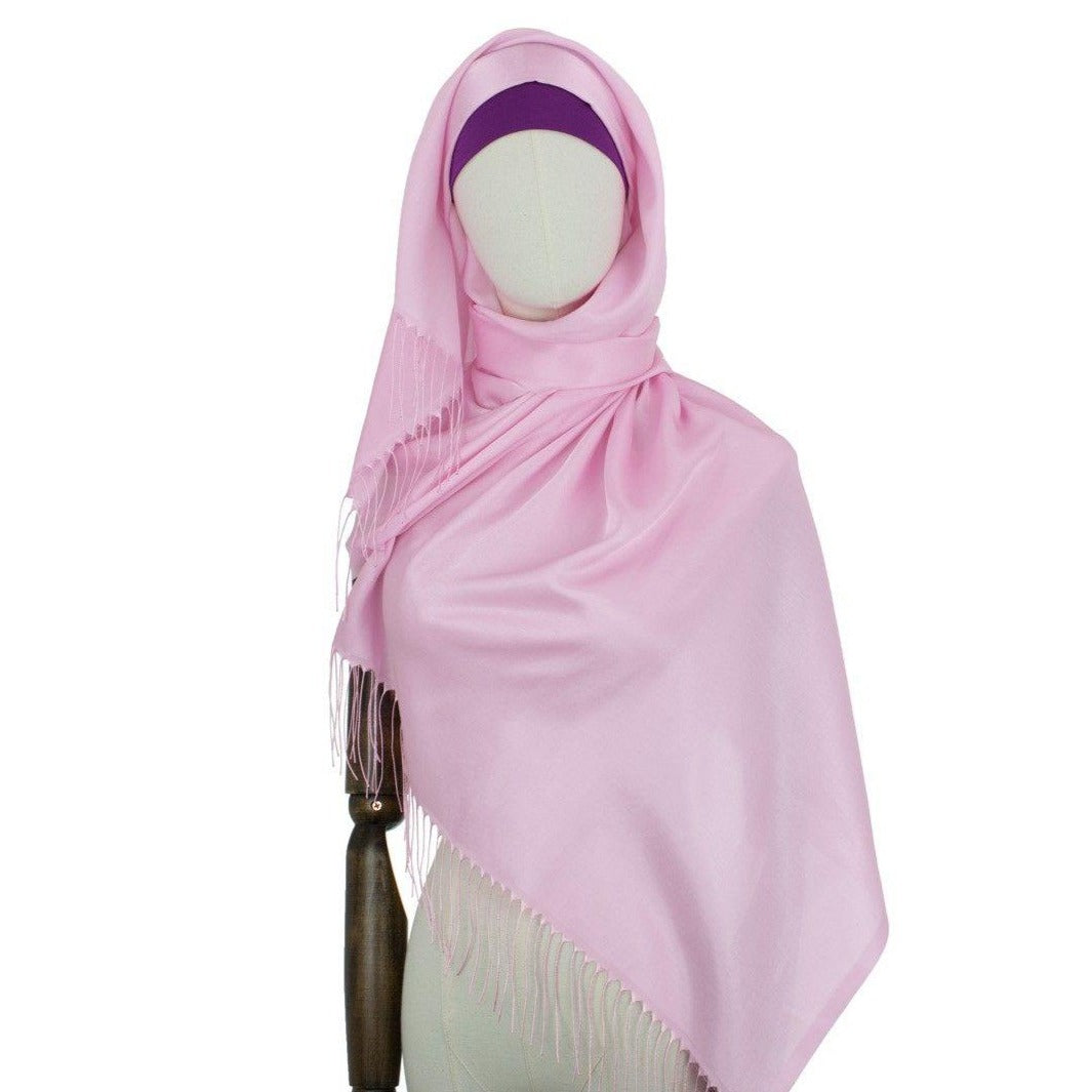 Hijab Kopftuch "Fringe" in French Lilac