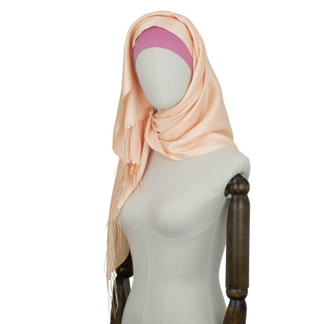 Kopftuch Kaufen- Fringe in Almond