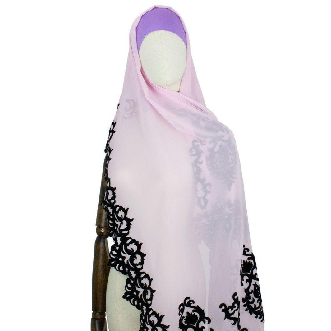 Hijab Style Dynamic in Rosa
