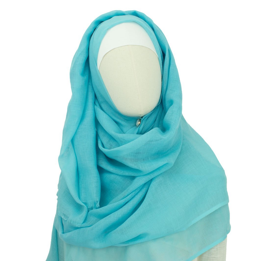 Hijab Style "Kaska" in Ozean Blau