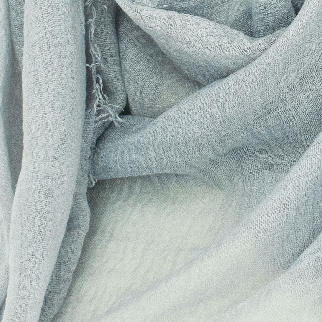 Crinkle Hijab Style Alya-Silber Grau