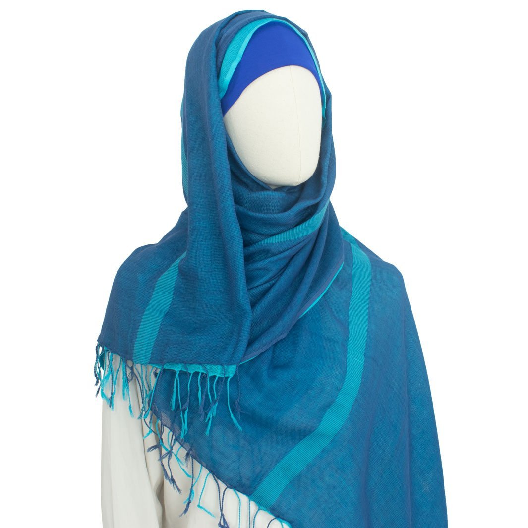 Viskose Hijab Style Sovran, Ägypten Blau