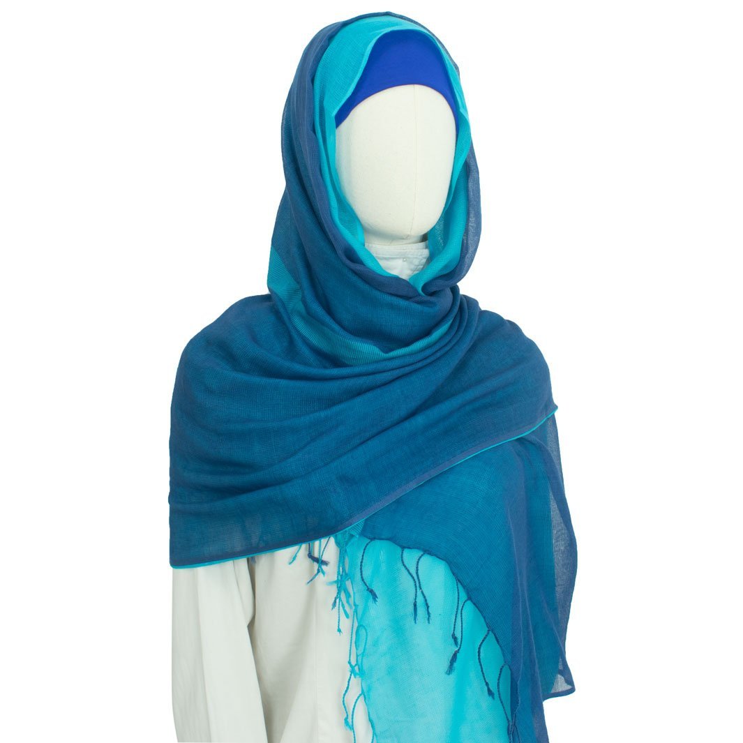 Viskose Hijab Style Sovran, Ägypten Blau