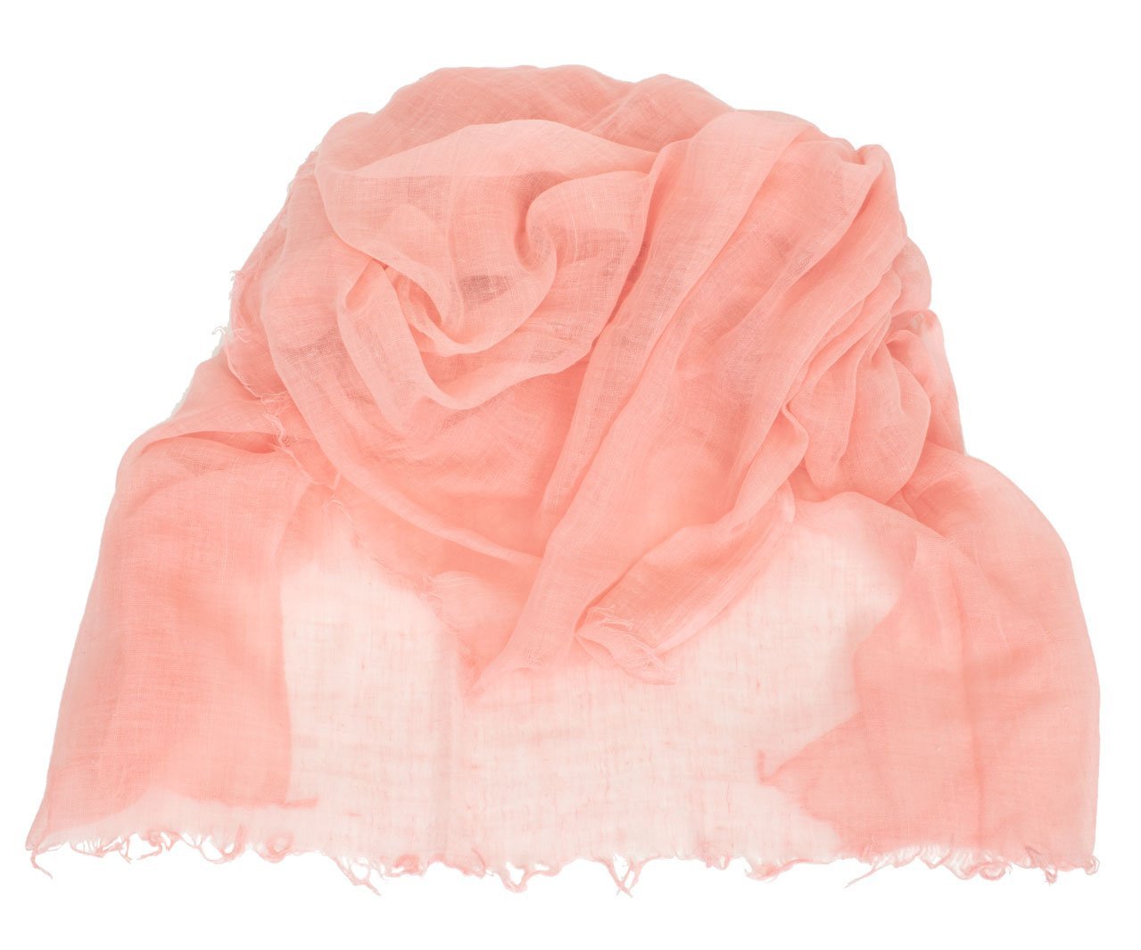 Baumwolle Hijab "Kaska" Lachs-Rosa