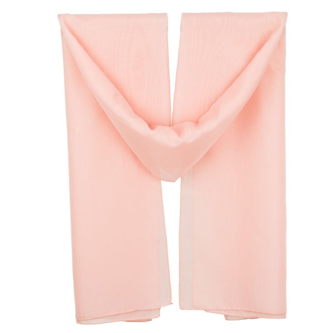 Chiffon Hijab in Süß-Rosa