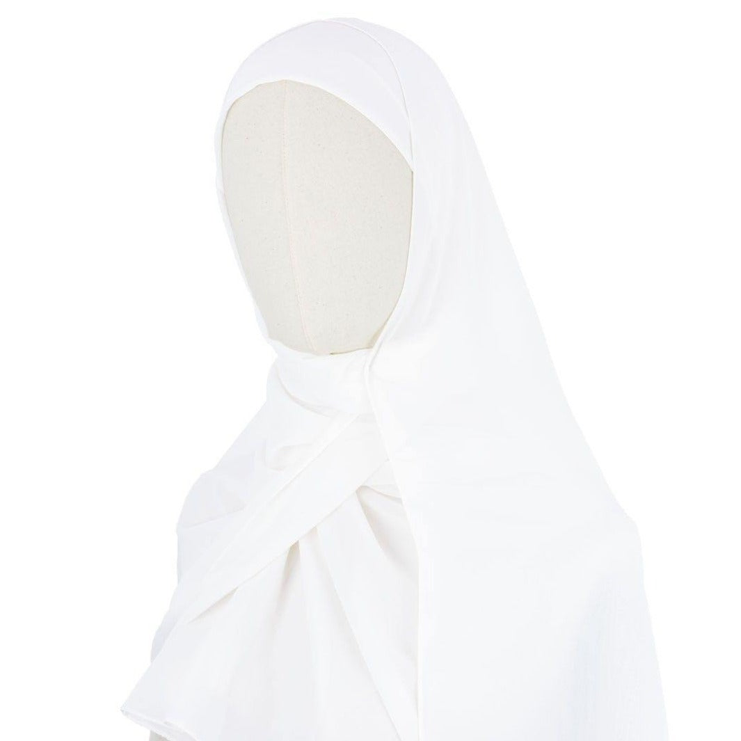 Chiffon Hijab in Weiß