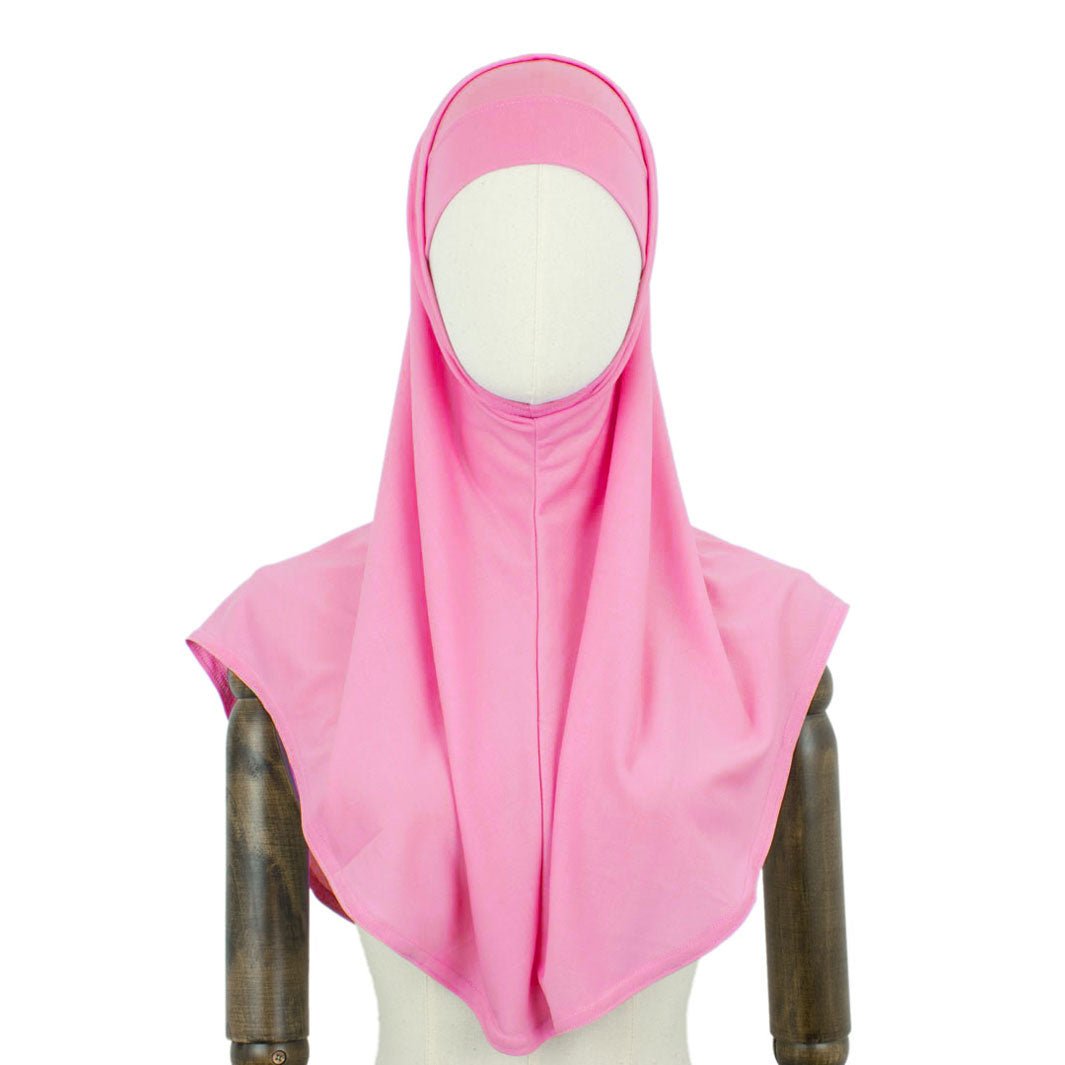Fertig Hijab "Combi" in Hot Pink