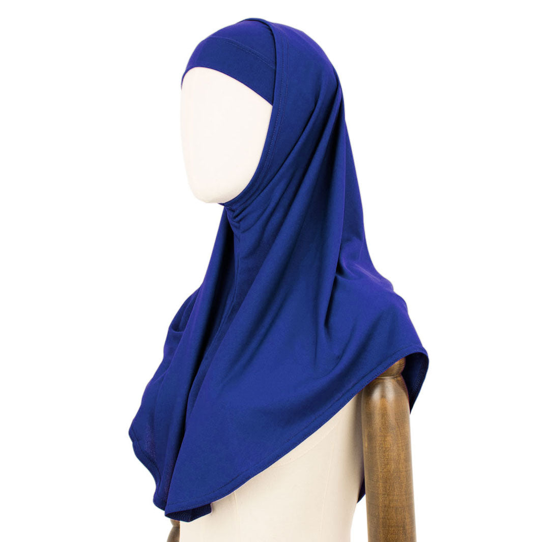 Fertig Hijab "Combi" Tief Blau