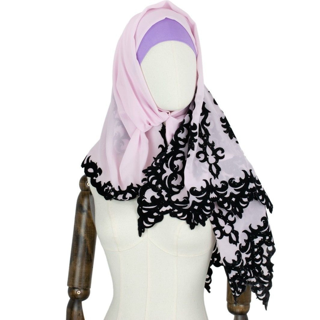 Hijab Style Dynamic in Rosa