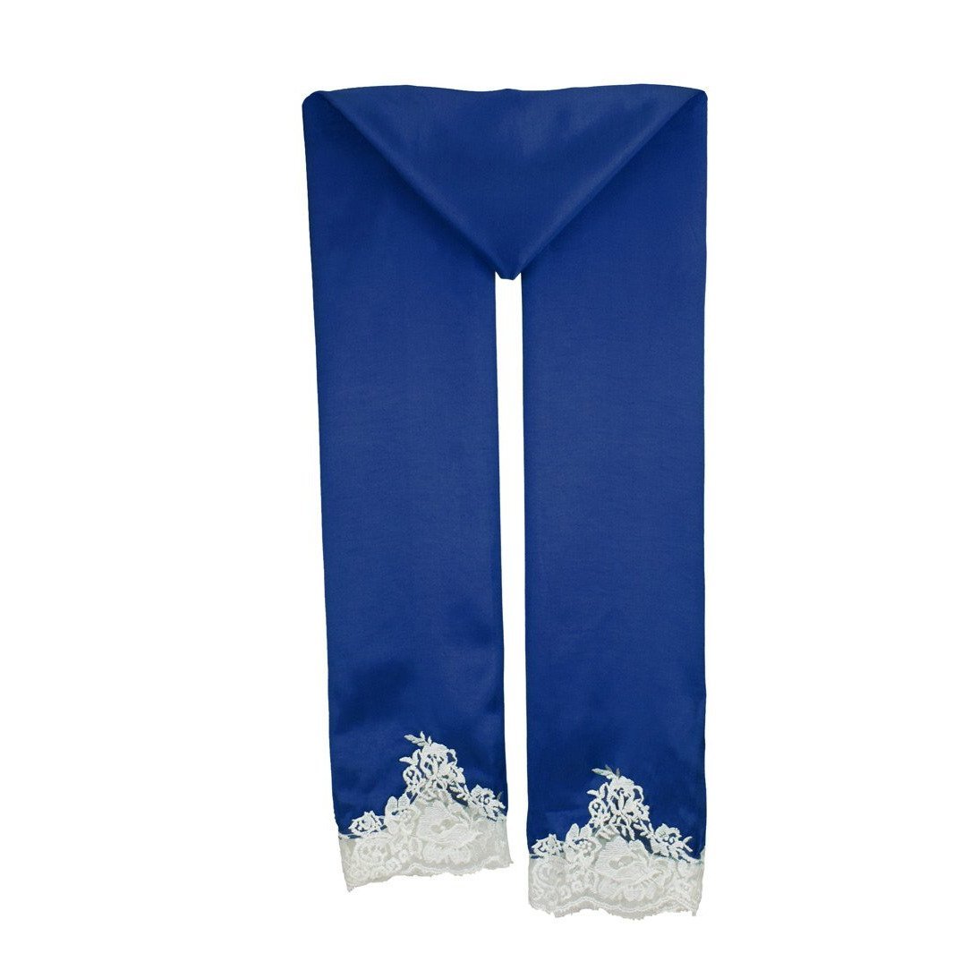 Hijab Style Lace Kopftuch Deep-Blue