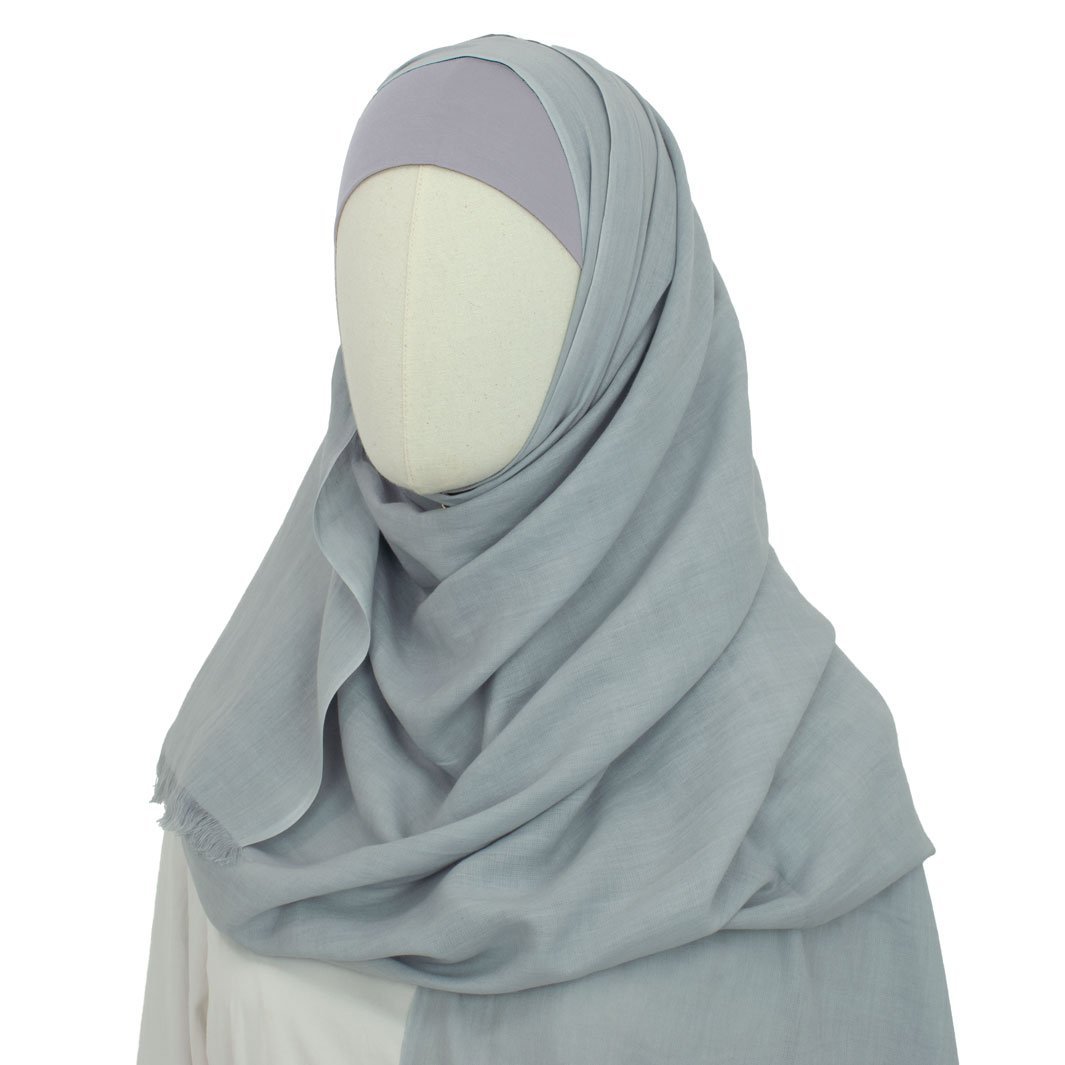 Kopftuch Baumwolle: Silber