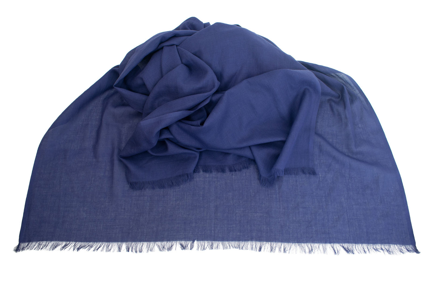 Baumwolle Kopftuch "Nebris" in Tief Blau