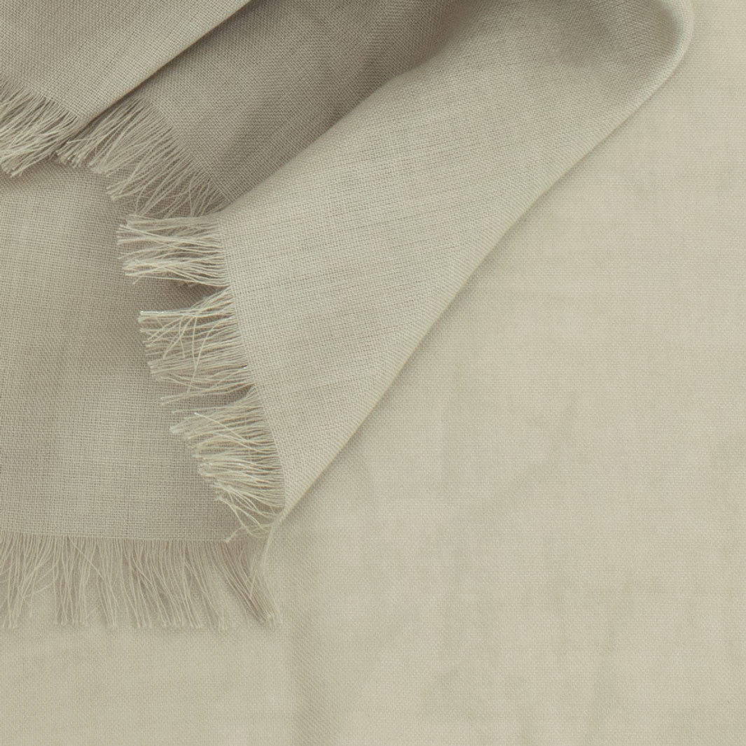 Baumwolle Hijab Nebris in Graubeige