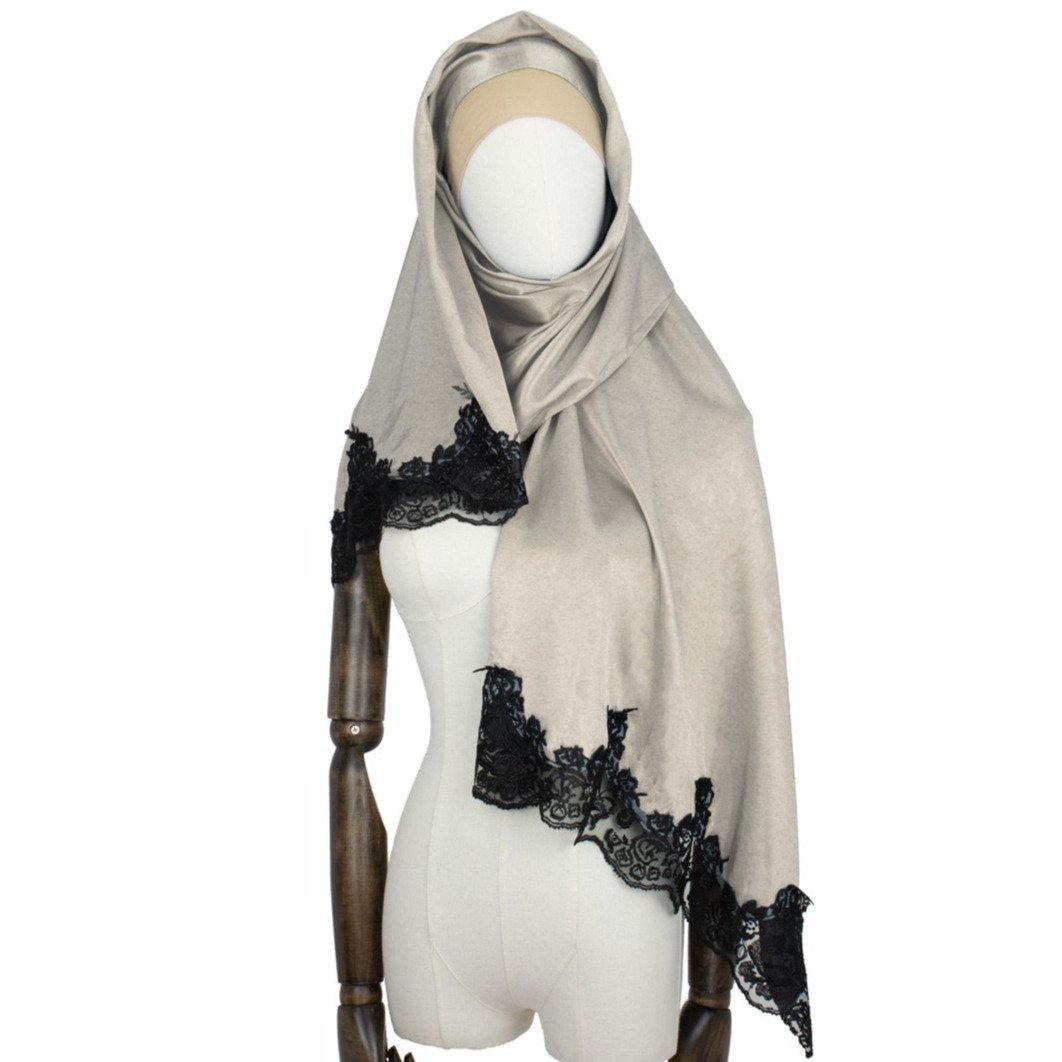 Hijab Style "Lace" Kopftuch in Sand