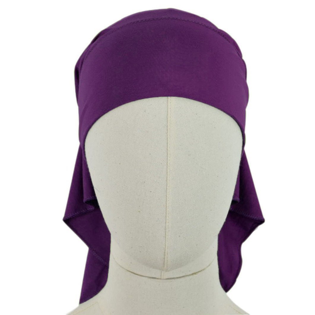 Schlauchbonnet in Lila
