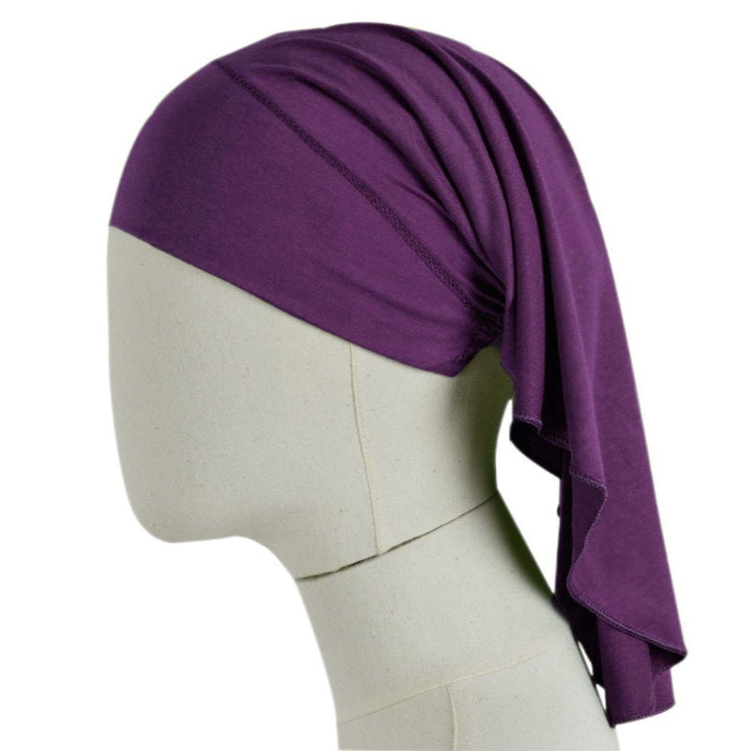 Schlauchbonnet in Lila