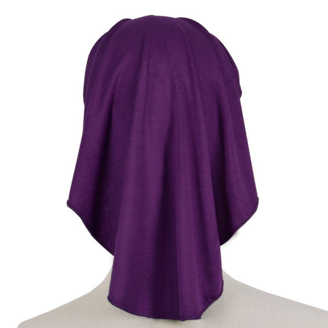 Schlauchbonnet in Lila