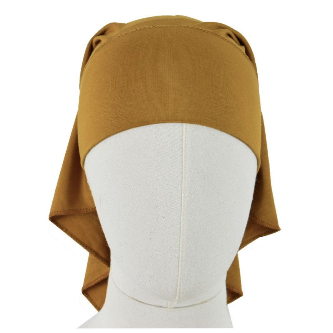 Kopftuch Untertuch Flexible- Kamel