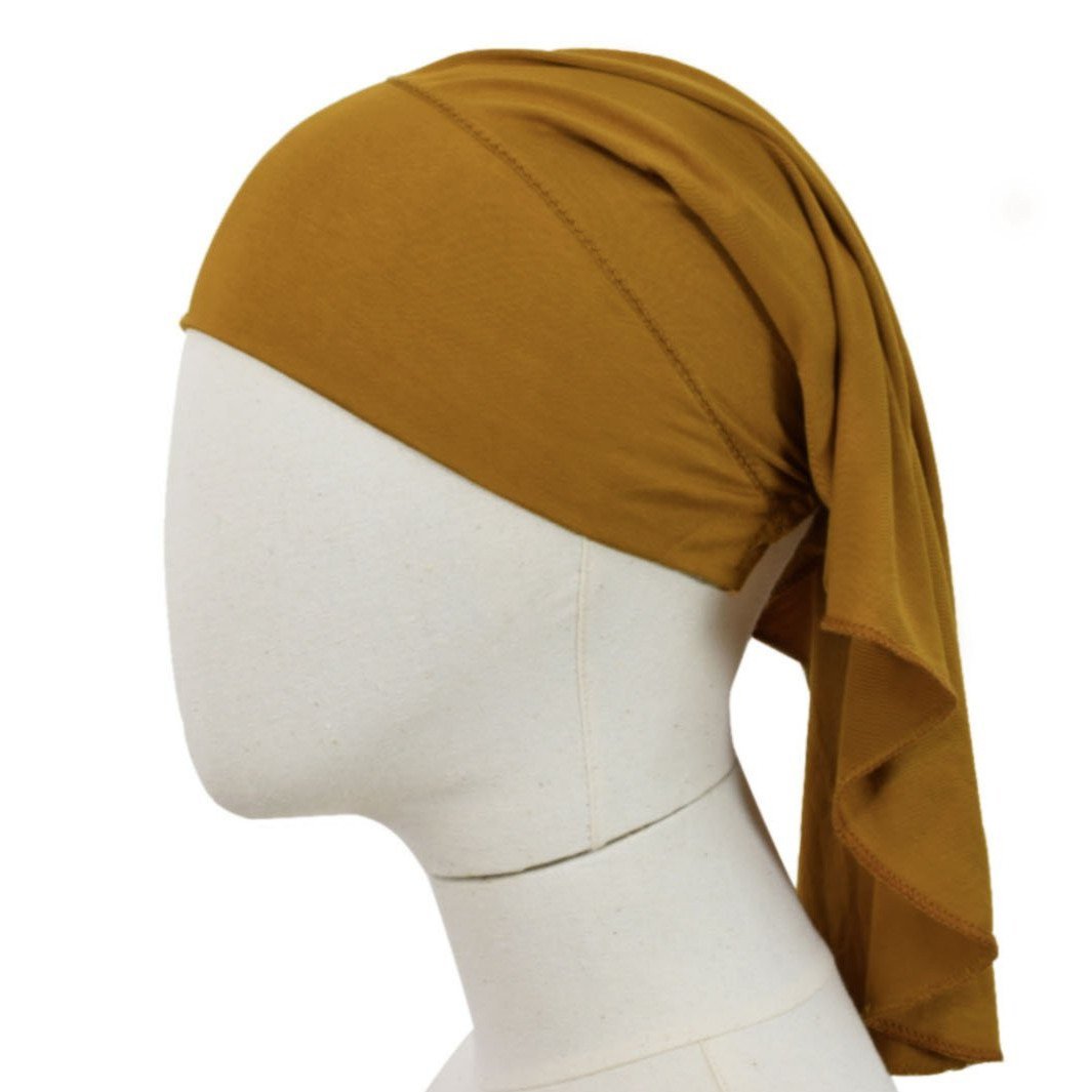 Kopftuch Untertuch Flexible- Kamel