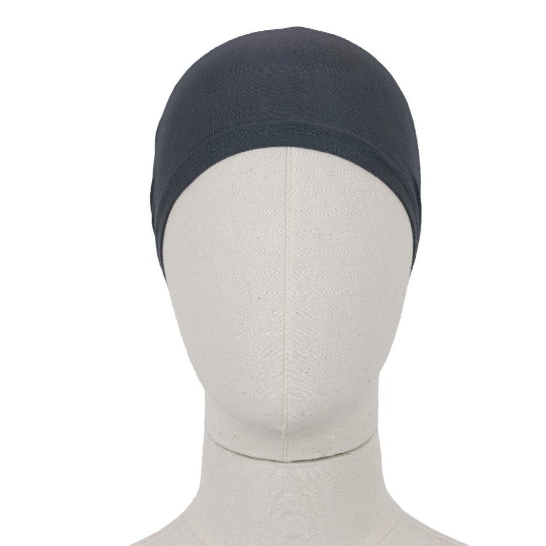 Hijab Untertuch Tie Back in Dunkle Grau
