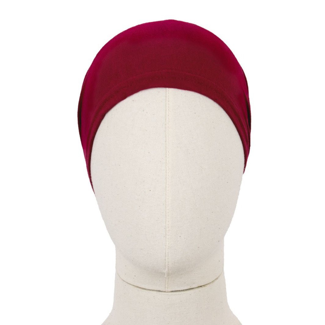 Hijab Untertuch Tie Back Burgund Rot