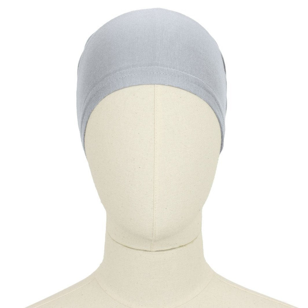 Hijab Untertuch Tie Back Silber-Grau