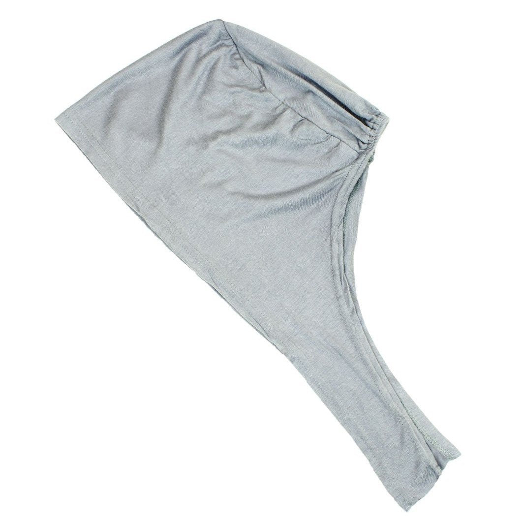 Hijab Untertuch Tie Back Silber-Grau