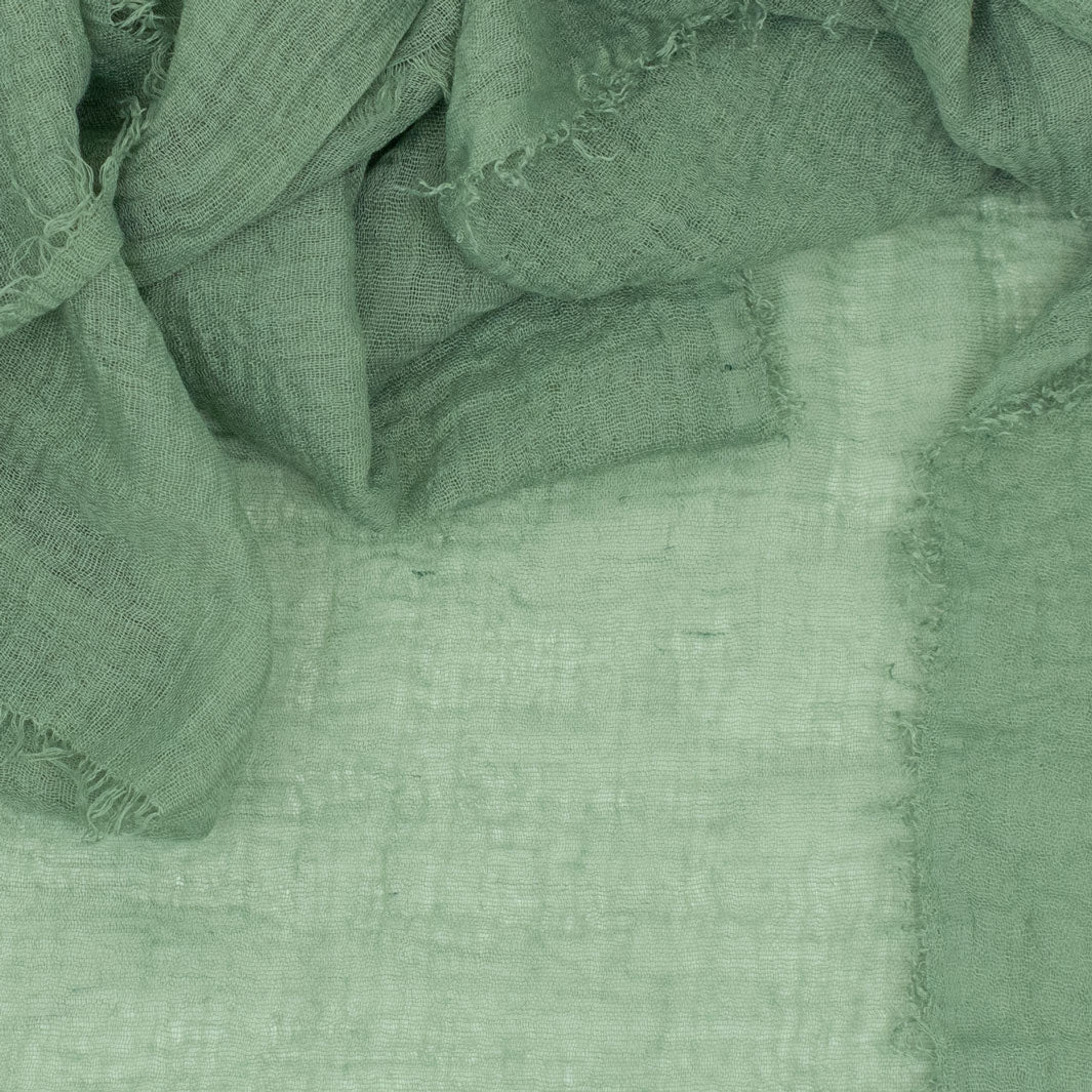 Crinkle Hijab Alya-Seegras Grün