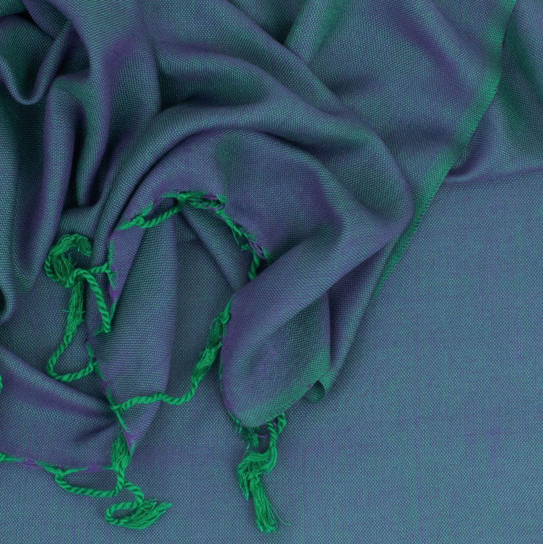 Kopftuch Style Sadium Opalgrün-Lila