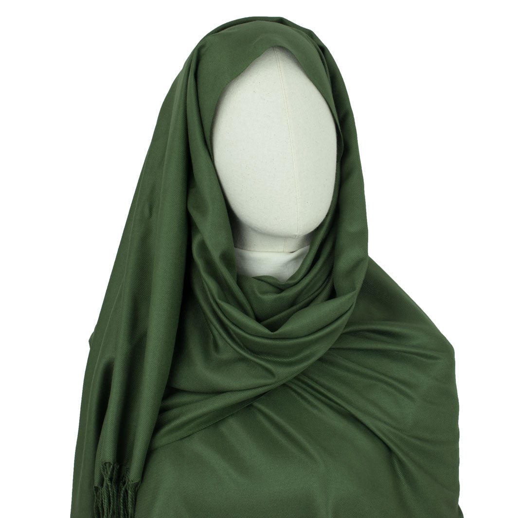 Kopftuch Style "Hula" Tief-Grün