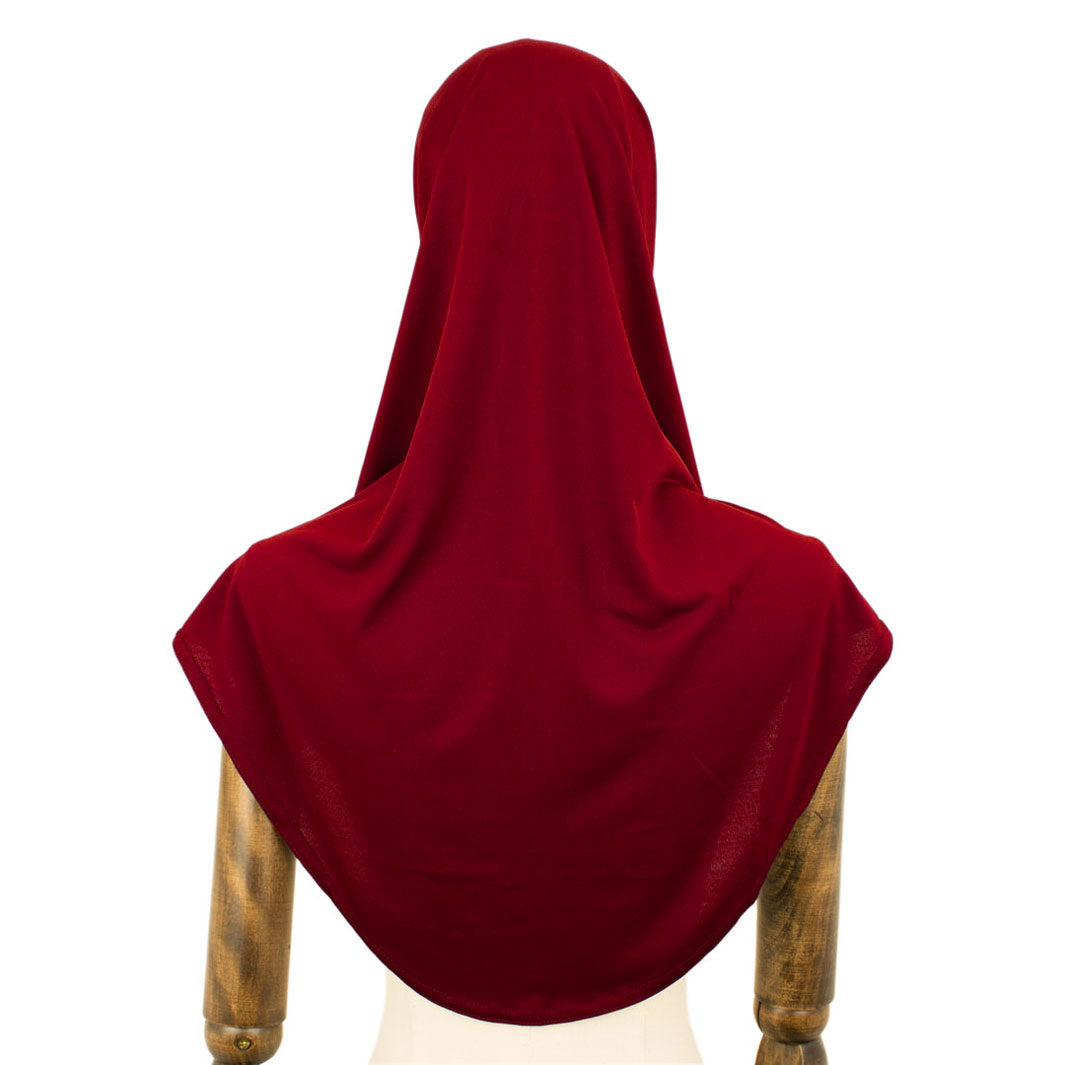 Hijab Set Combi Kamine Rot