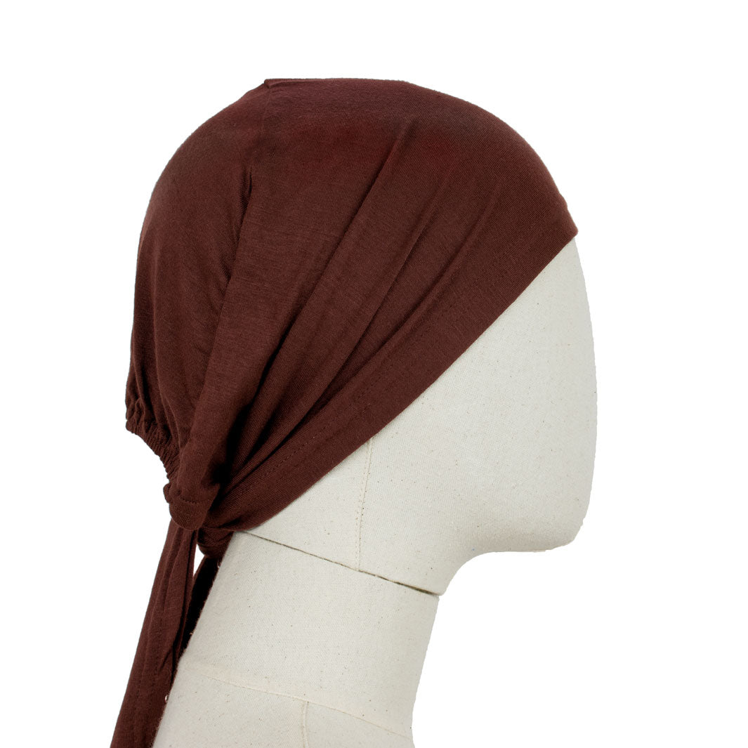 Hijab Untertuch Tie-back Braun