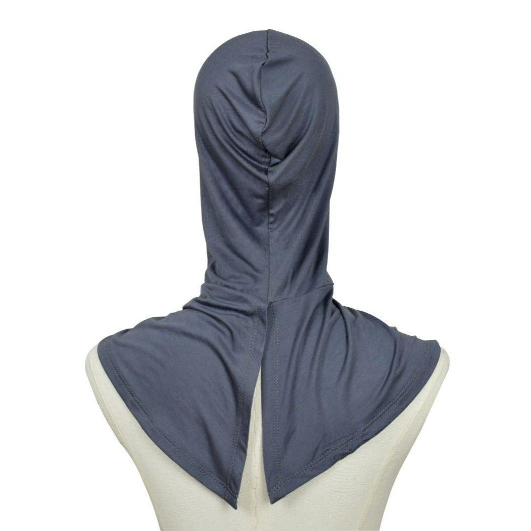 Hijab Untertuch Easy, Blau Grau