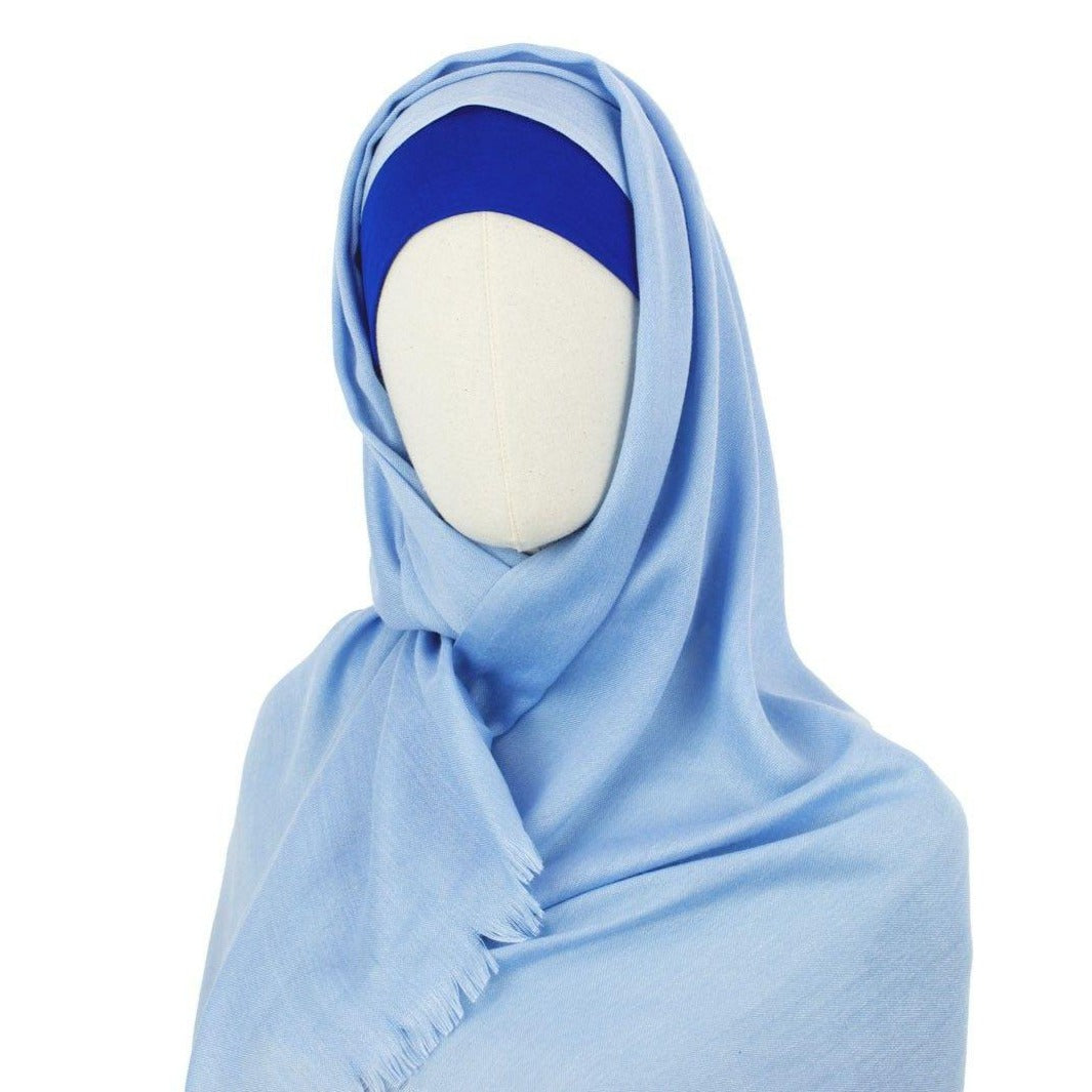 Hijab Kopftuch "Fringe" in Tropical Blue