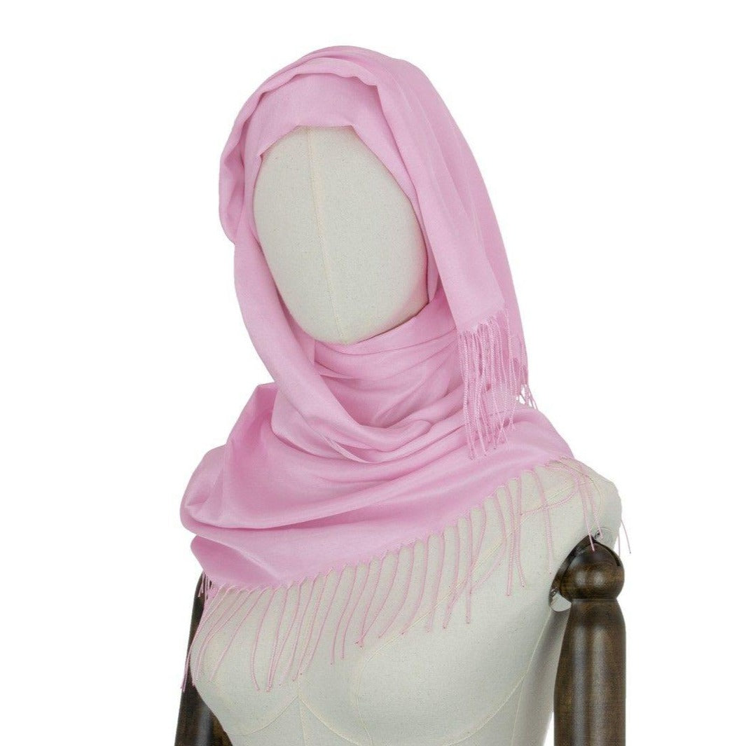 Hijab Kopftuch "Fringe" in French Lilac