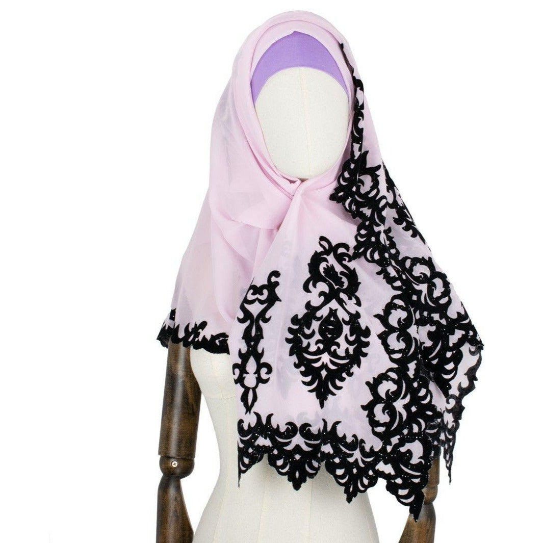 Hijab Style Dynamic in Rosa