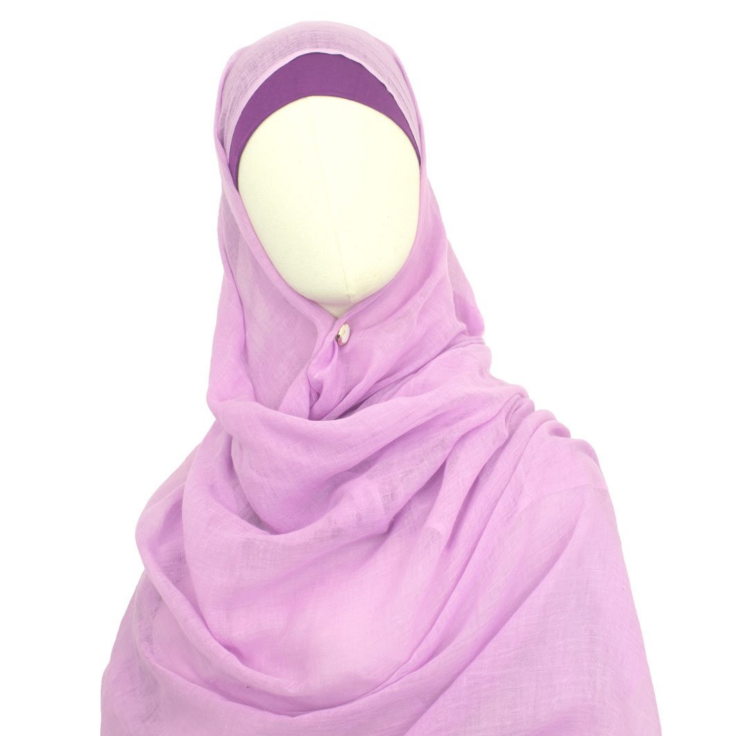 Hijab Style Kaska in Lila