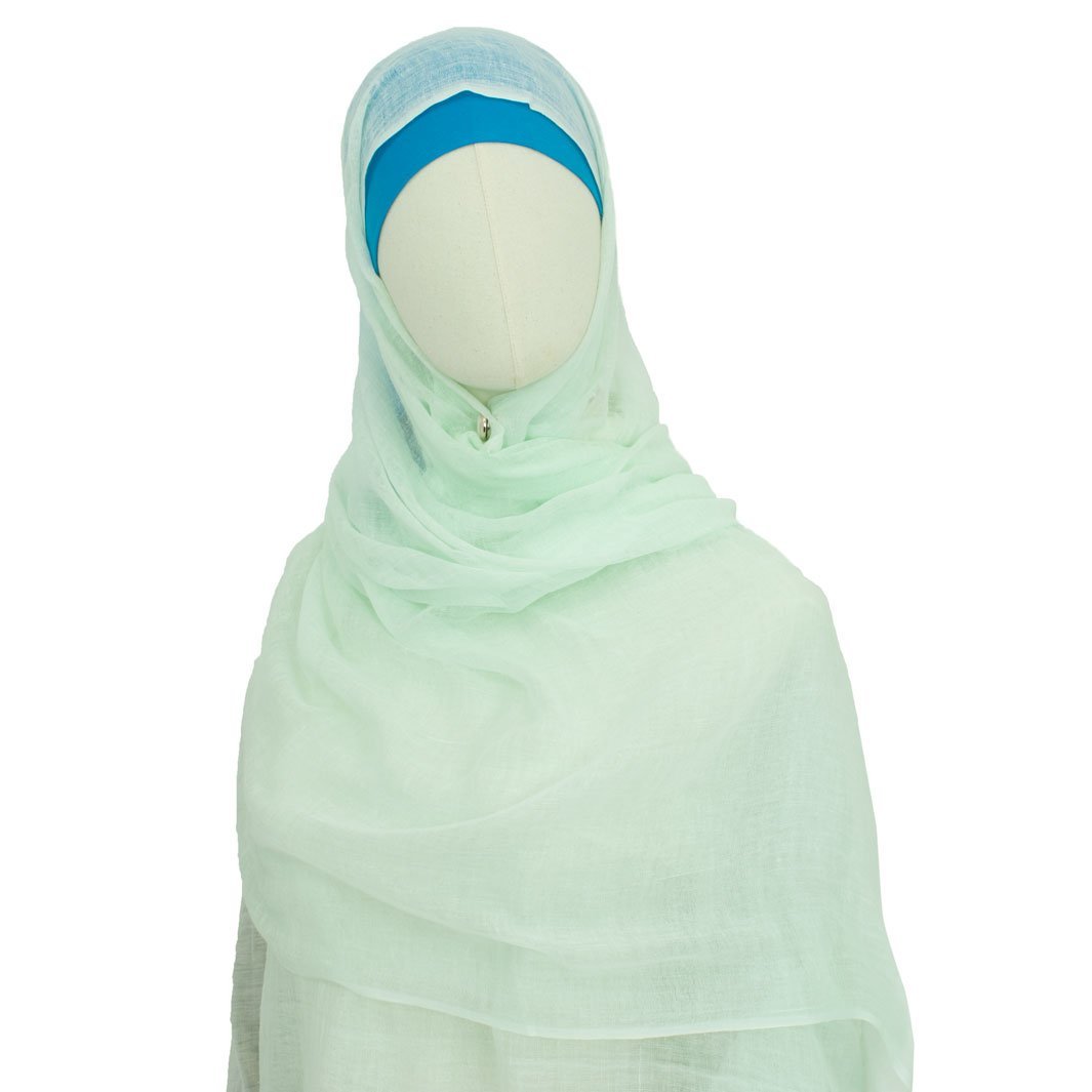 Hijab Style "Kaska" in Minz Grün