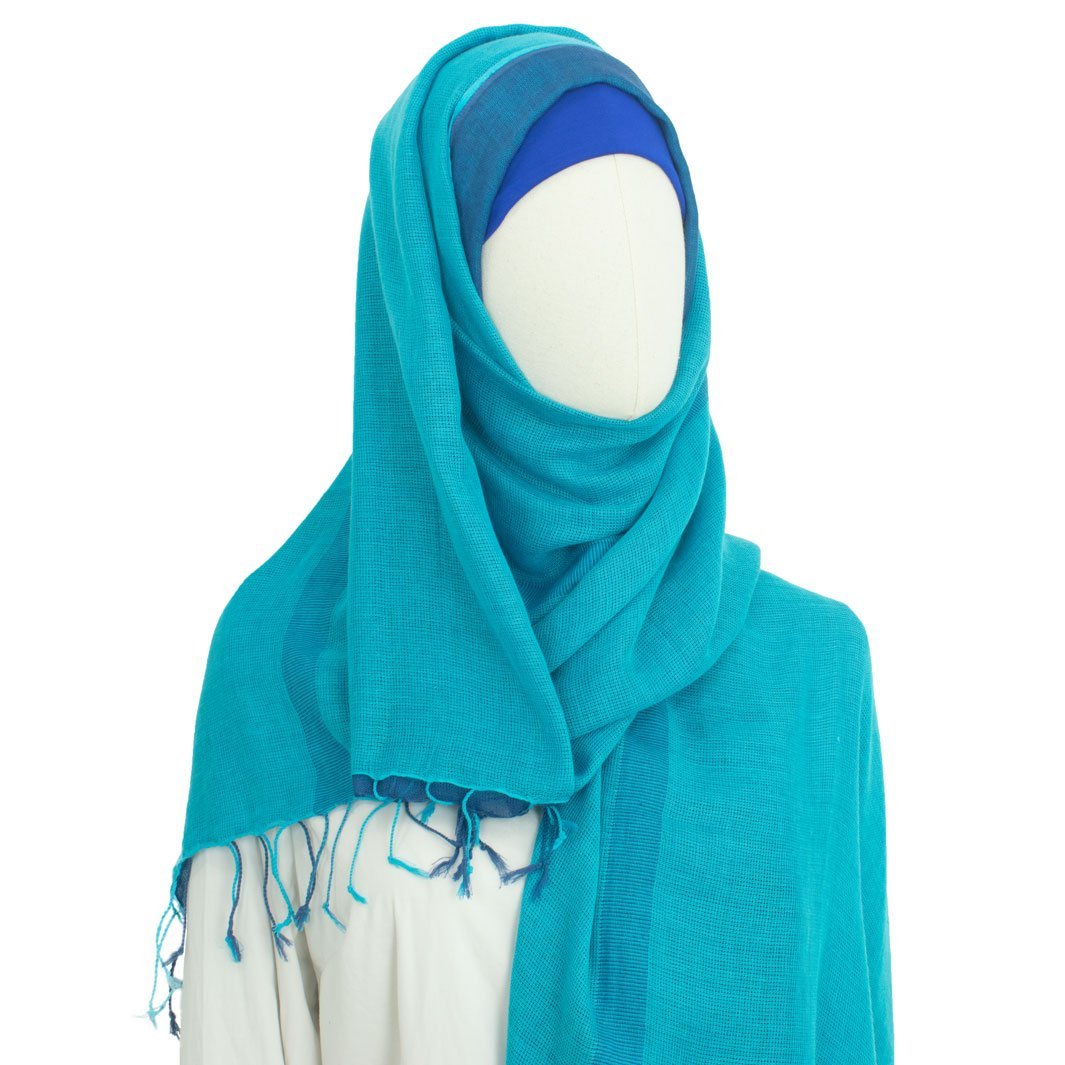Viskose Hijab Style Sovran, Ägypten Blau