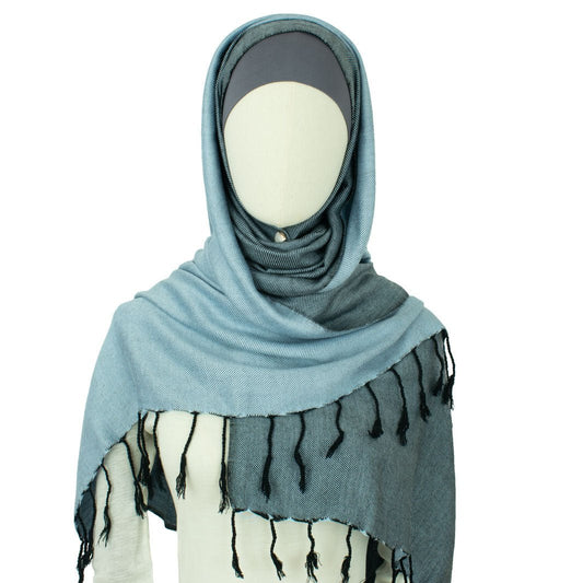 Hijab Ausführung "Danya" Schwarz-Blau