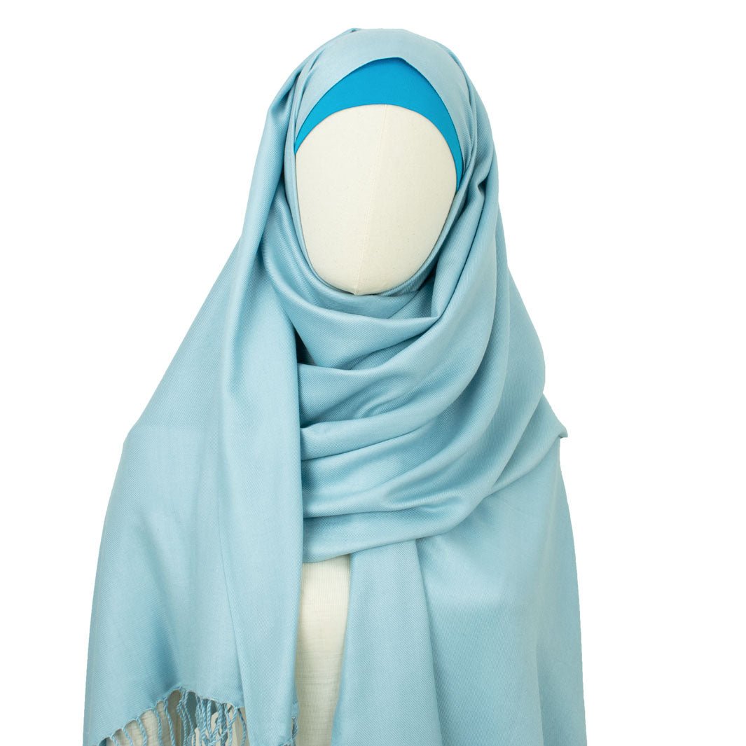 Hijab Kaufen "Hula" Hell-Blau
