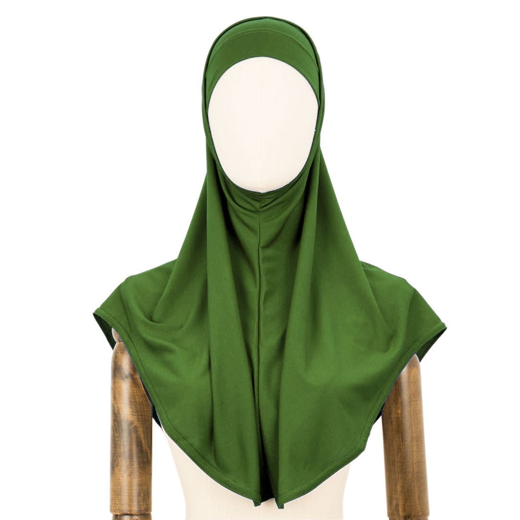 Fertig Hijab Set Wald Grün