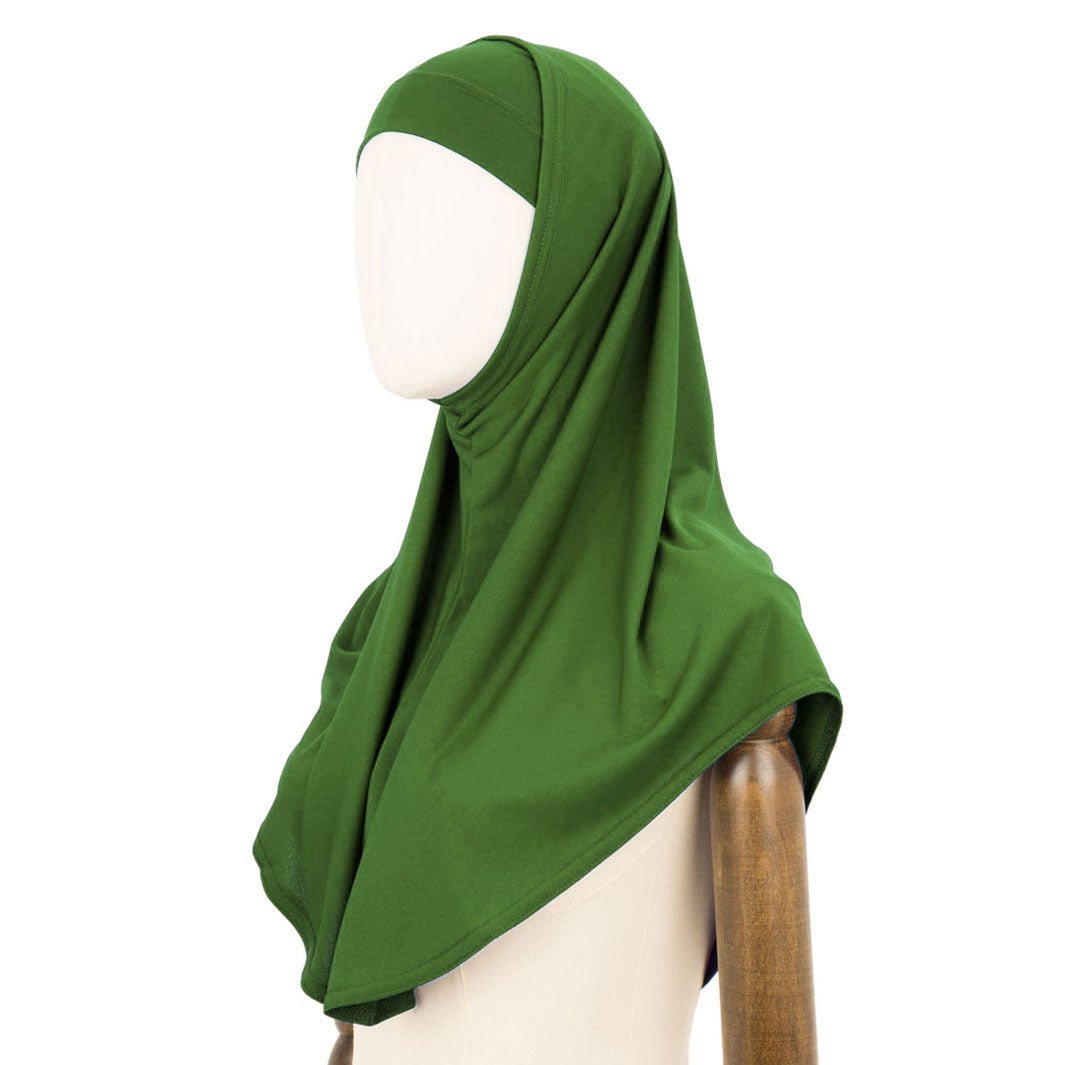 Fertig Hijab Set Wald Grün