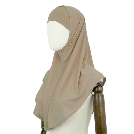 Fertig Hijab Combi Kamel